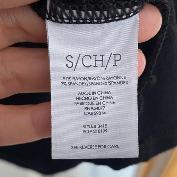 Cabi Black Gala Sweatshirt Style 3415 Size Small - Picture 7 of 8